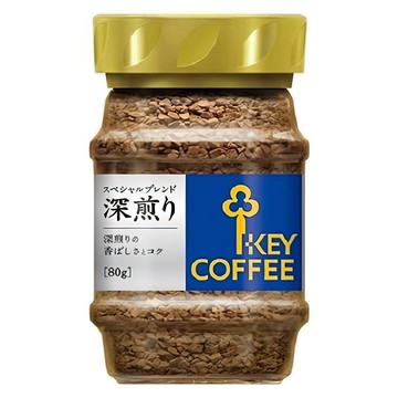KEY COFFEE 即溶咖啡粉 深煎 80g  1罐