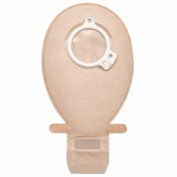 Filtered Ostomy Pouch SenSura Click Wide Two-Piece System 10-1/2 Inch Length, Midi Drainable Opaque 20 Count by Coloplast