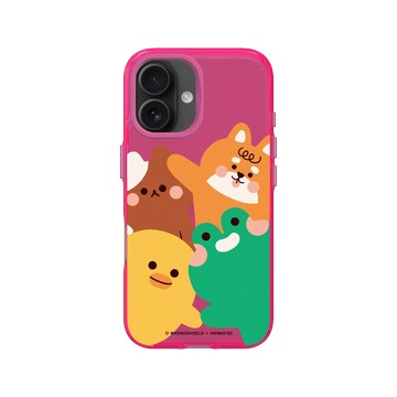 iPhone 16 Clear 粉漾桃 - Niniwanted - Happy Friends