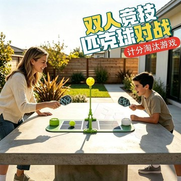 🌟人氣嚴選大號桌面匹克球檯雙人PK對戰玩具小孩專注力訓練居家聚會桌面遊戲