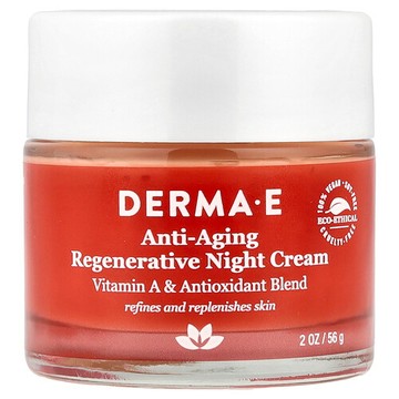 DERMA E, 逆齡生新晚霜，2 盎司（56 克）