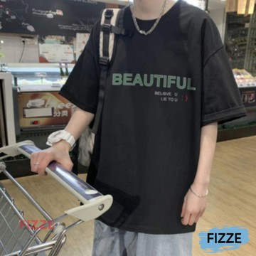 大尺碼 T恤短袖 短袖男 男生上衣 短袖T恤 男生衣服 情侶t 男t 短T 寬鬆t恤 男 (ATXB461【FIZZE】