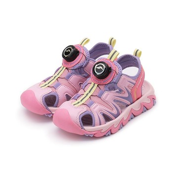 GOODYEAR 玩轉夏日 旋扣護趾運動涼鞋 粉 GAKS48903 中大童鞋