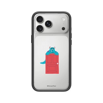 iPhone 17 Pro Max Mod NX -邊框背蓋組合 (相機按鈕) 黑 - 迪士尼-皮克斯 PIXAR - Knock! 毛怪