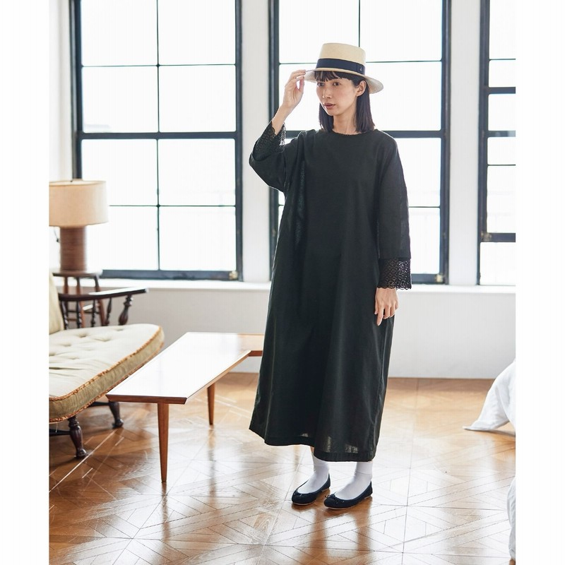 フェリシモ レース好きな魔女ワンピース サニークラウズ Felissimo 通販 Lineポイント最大get Lineショッピング