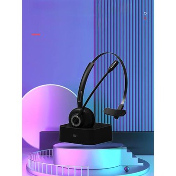 樂朗智能磁吸車載藍牙耳機開車專用降噪頭戴式真無線單耳超長待機