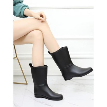 春秋韓版防滑雨鞋女時尚成人短筒雨靴防水套鞋膠鞋水靴切爾西水鞋