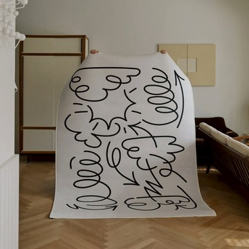 韓國 nomia 平織地毯 塗鴉漫遊 （多尺寸） - 170x230