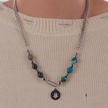 lifeholic復古清新小眾鈦鋼雪花項鏈圣誕樹項鏈情侶圣誕禮物送禮