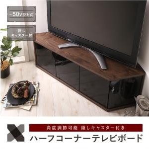 【色: b)ブラック】【32-55型推奨】アイリスオーヤマ テレビ台 テレビスタ