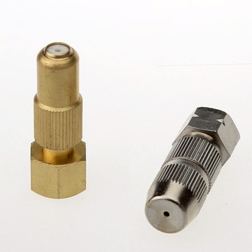 高壓噴頭霧化可調陶瓷噴嘴除塵工地降塵細霧農用噴霧器直噴噴頭銅