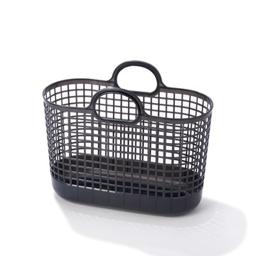 【日本like-it】日製北歐便攜手提洗衣收納籃-深灰