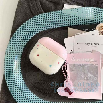 韓系簡約 潑墨 適用Airpods4耳機殼 Pro2保護套 1/2/3/4代保護殼 pro蘋果防摔殼 軟殼