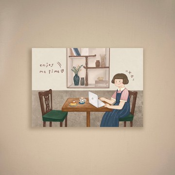 咖啡廳時光 | 明信片