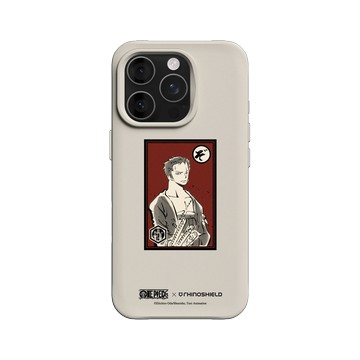 iPhone 16 Pro SolidX 貝殼灰 - 航海王 One Piece - 角色畫框系列-索隆