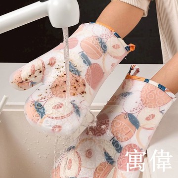 隔熱手套 廚房防燙手套 烤箱手套 高溫手套 烘焙手套 微波爐 防燙 止滑 手套 高顏值隔熱微波爐手套耐高溫食品級硅膠廚房