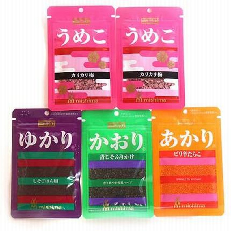 おふりかけ×4箱 三島食品ふりかけ4個 かおり