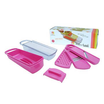 日本下村工業Shimomura 日本製三合一蔬果調理器套裝5件組KAY-01