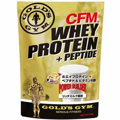 GOLD'SGYM（ゴールドジム）ホエイプロテインリッチミルク風味　900g［F3300］CFM