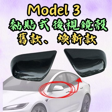 [台中現貨 適用於 TESLA Model3/煥新3 專用後視鏡殼] model 3 後視鏡殼