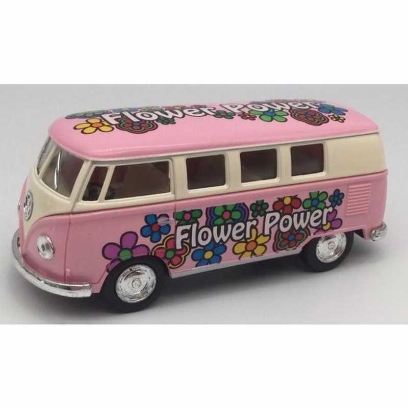 1台売り 1/32 1962 ワーゲンバス フラワーパワー TYPE2
