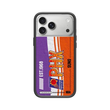 iPhone 17 Pro Max Mod NX -邊框背蓋組合 (相機按鈕) 黑 - NBA - 復古球員卡-鳳凰城太陽 Phoenix Suns - Vintage Card