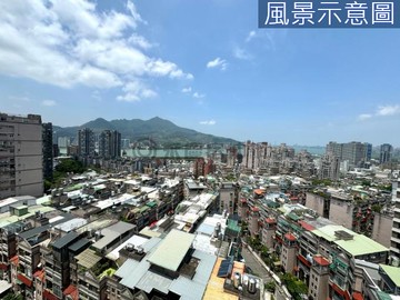 名峰天下專任市場最強山河雙景邊間大套房可以買｜新北市淡水區自強路