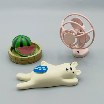 【可放車上 紓壓100%】辦公室小物 公仔 夏日午后系列 青蛙 貓咪 企鵝 熊 扭蛋  車上裝飾 趣味小物 YES好生活