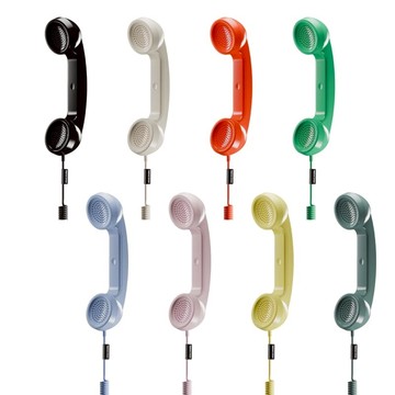 【預購】POP PHONE 復古話筒 燕麥灰【預購02/09】