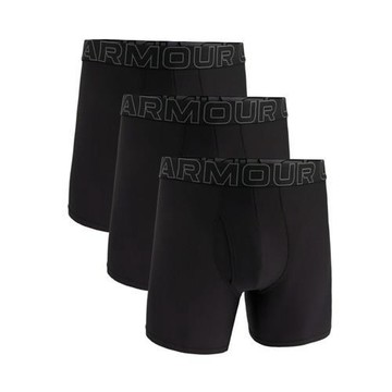 Under Armour UA 四角褲 6吋內褲 男裝 Perf Tech 3入組 黑【運動世界】1383884-001
