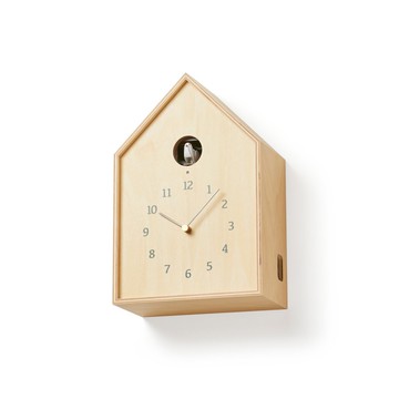 Lemnos Birdhouse 布穀鳥報時鐘 - 原木