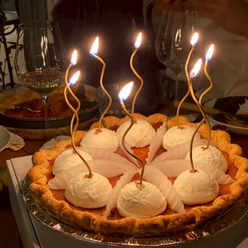 生日蠟燭 浪漫創意韓國ins馬卡龍色扭曲螺旋派對烘焙道具蛋糕裝飾