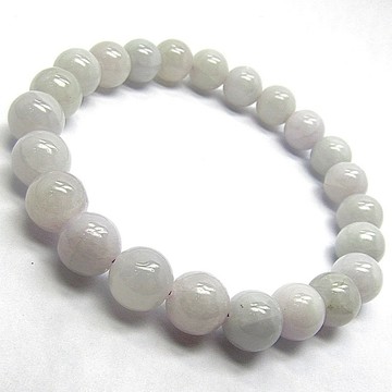 小樂珠寶 頂級妖紫紫羅蘭8mm 天然A貨翡翠玉石手珠手鍊AA61