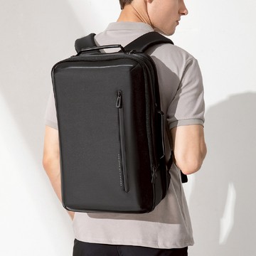 【KINGSONS】極簡立體商務雙層後背包