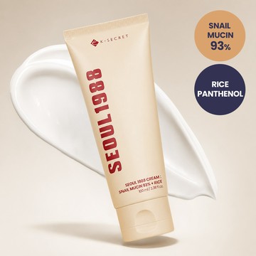 KSECRET Seoul 1988 Cream: Snail Mucin 93%+Rice 100ml