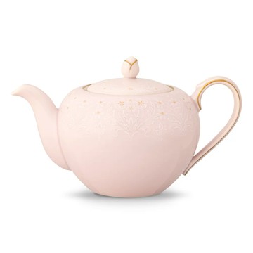 NORITAKE 新芽茶壺(玫瑰粉)