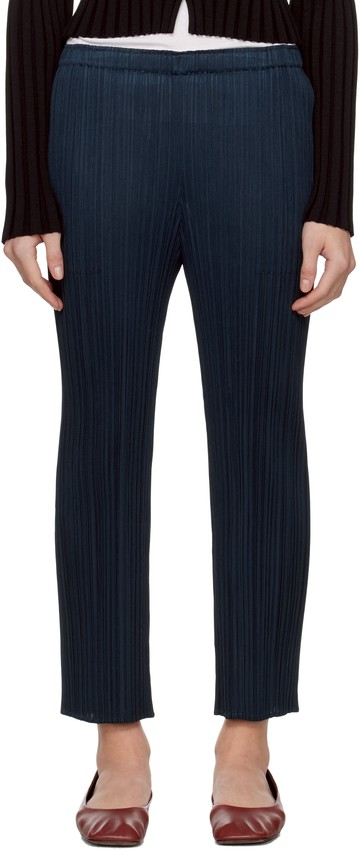 PLEATS PLEASE ISSEY MIYAKE 海军蓝 Monthly Colors April 长裤