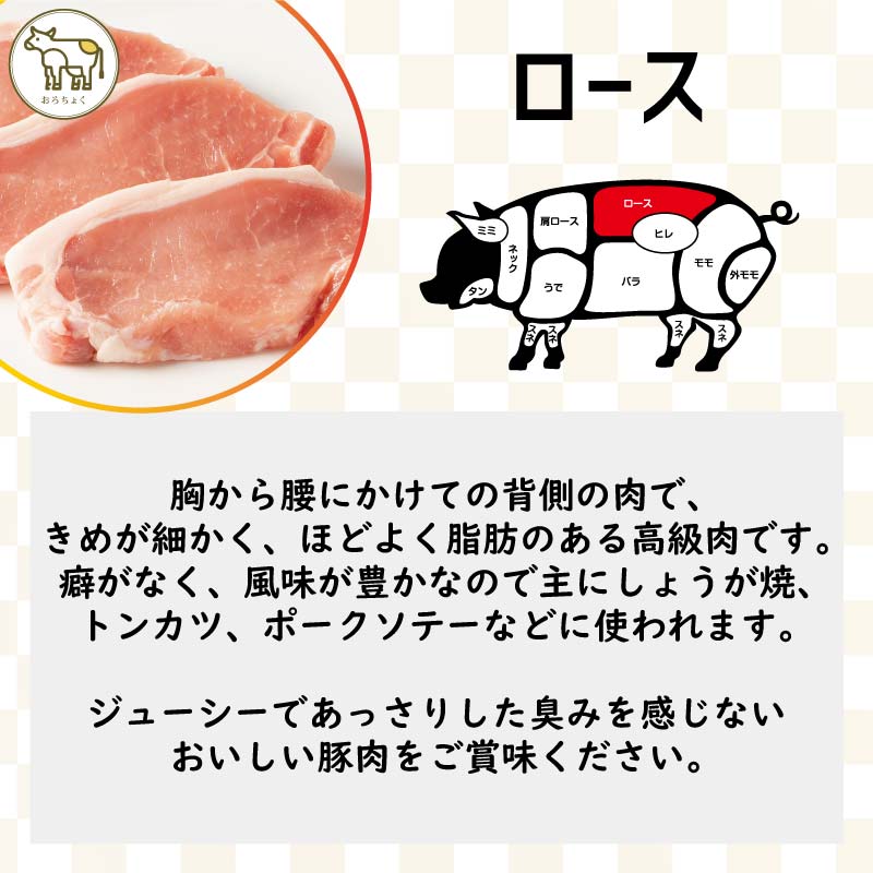 鹿児島県産 茶美豚・ロースとんかつ用   トレー仕様