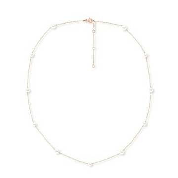 DW Daniel Wellington Pearl Step 白色珍珠玫瑰金項鍊 禮物 DW00402114