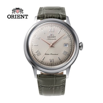 ORIENT 東方錶 DATEⅡ系列 經典機械錶 皮帶款 RA-AC0025N 米色 - 40.5 mm