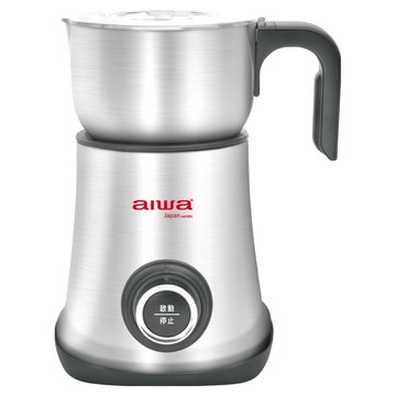 Aiwa 愛華 奶泡攪拌機 AMF-500 冷熱兩用 6種模式 防乾燒安全保護  不鏽鋼色