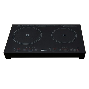 【SAMPO聲寶】微電腦觸控變頻IH雙口電磁爐/雙爐電磁爐 KM-VA14GM【全館免運】