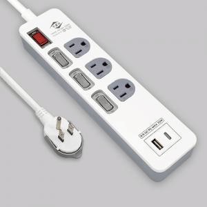 BWW｜【威電】CU3431C  USB智慧快充 電源延長線 4尺/ 3+1開關 3插座 3.4A智慧快充