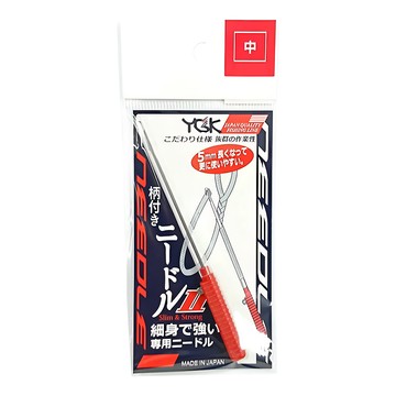 YGK X-BRAID 附手柄鉤針 卡夫拉 鐵板鉤  黑色 + 銀色  1組