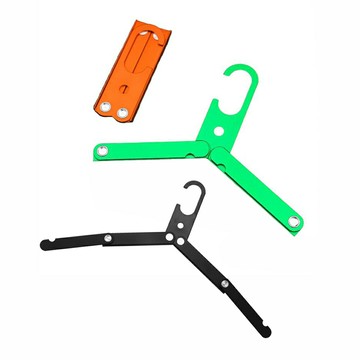 鋁合金摺疊衣架 多功能折疊衣架 曬衣夾 折疊衣架 收納衣架 輕便式 鋁合金 露營 登山 旅行 衣架