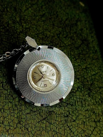 vintage jewelry FOCAL 摩登時代機械錶 項鍊