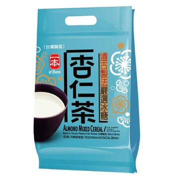 e.Ben 一本 冰糖杏仁茶 30g x 10包 台灣製造  300g  1袋
