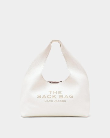 MARC JACOBS The Sack 大型白色皮革手袋 - 白