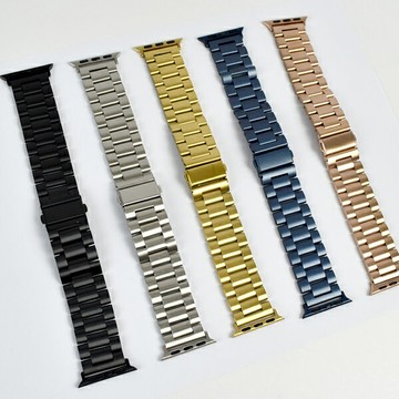 apple iwatch蘋果單色鋼錶帶【NEA28】