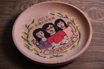 客製化物語小木碟-好朋友訂製版(同款多隻有特別折扣)